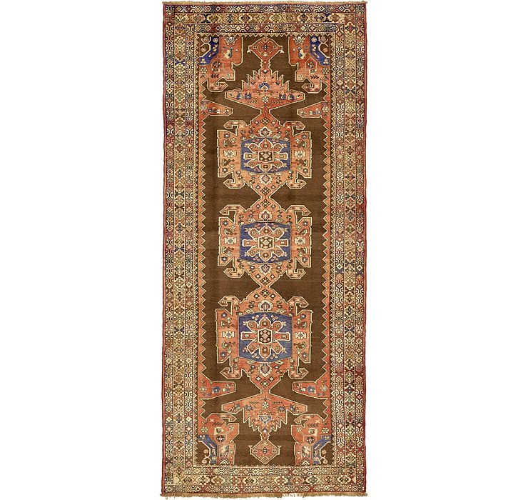 4' 11 x 12' Saveh Persian Runner Rug