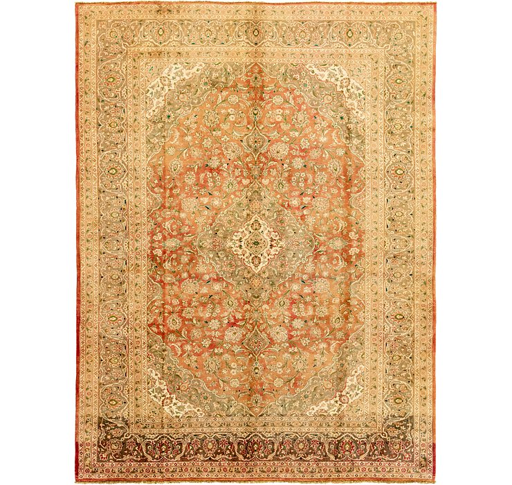 9' 9 x 13' Kashan Persian Rug