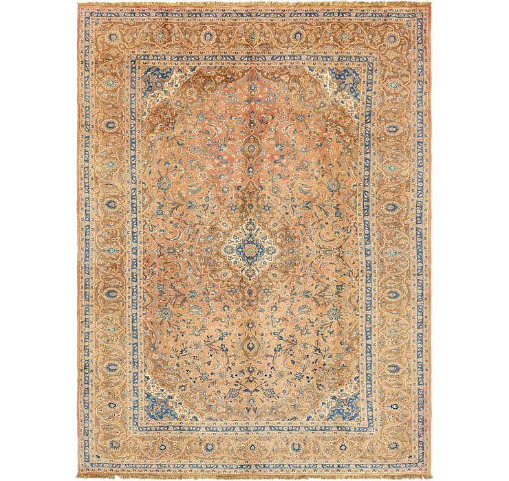 9' 8 x 13' Kashan Persian Rug