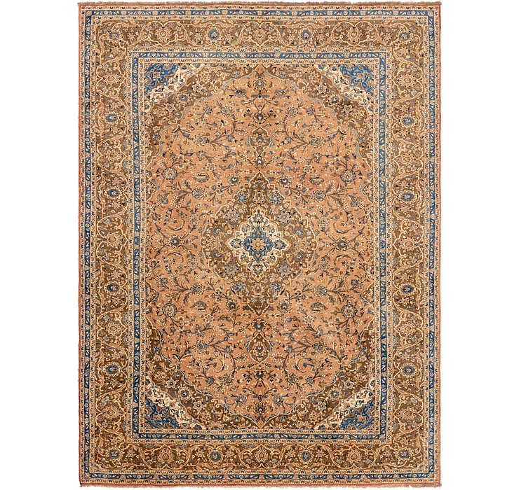 9' 8 x 13' Kashan Persian Rug
