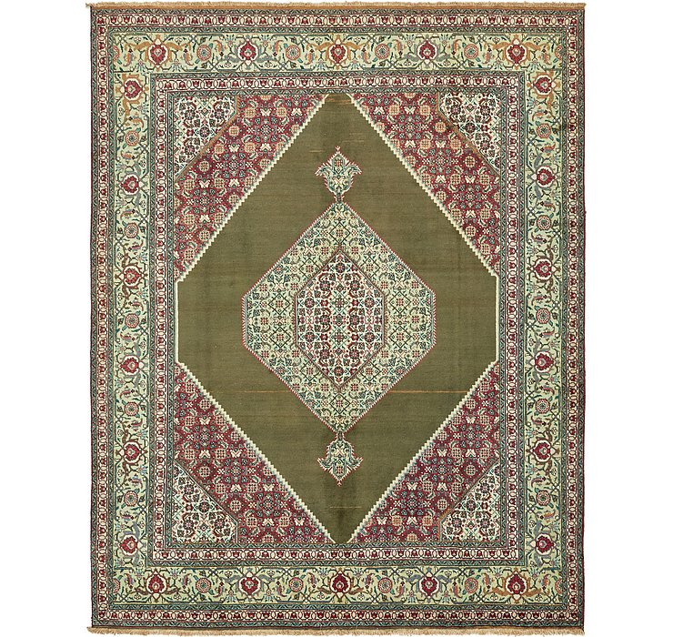 9' 10 x 12' 8 Tabriz Persian Rug