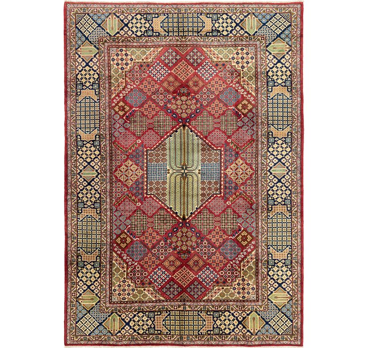 9' 6 x 13' 6 Isfahan Persian Rug