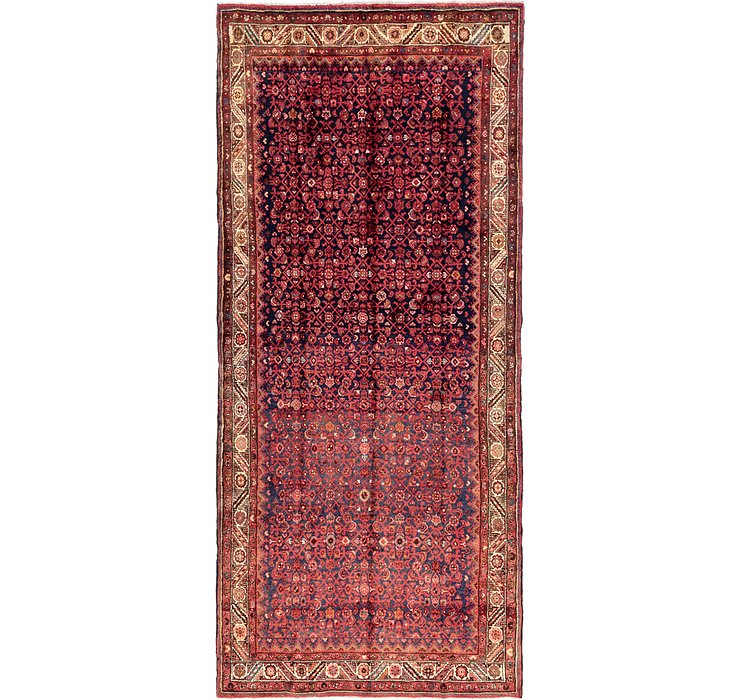 5' 9 x 13' 8 Hossainabad Persian Run...
