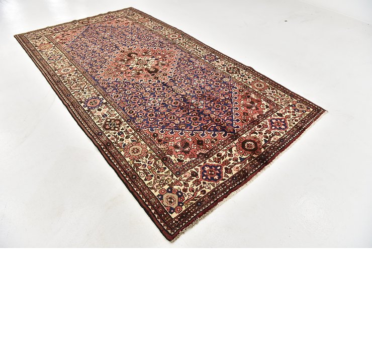 HandKnotted 5' 8 x 10' 4 Hossainabad Persian Run...