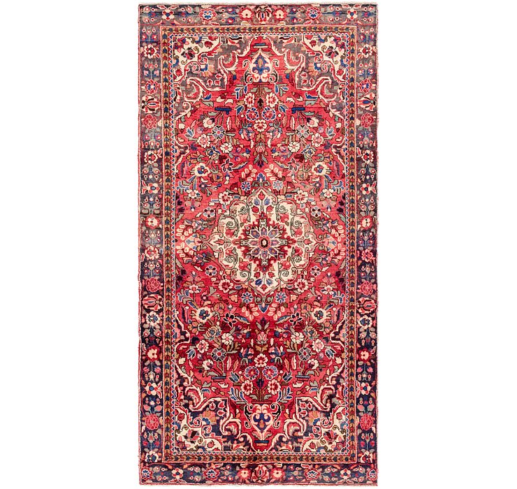 4' 9 x 9' 10 Borchelu Persian Runner...