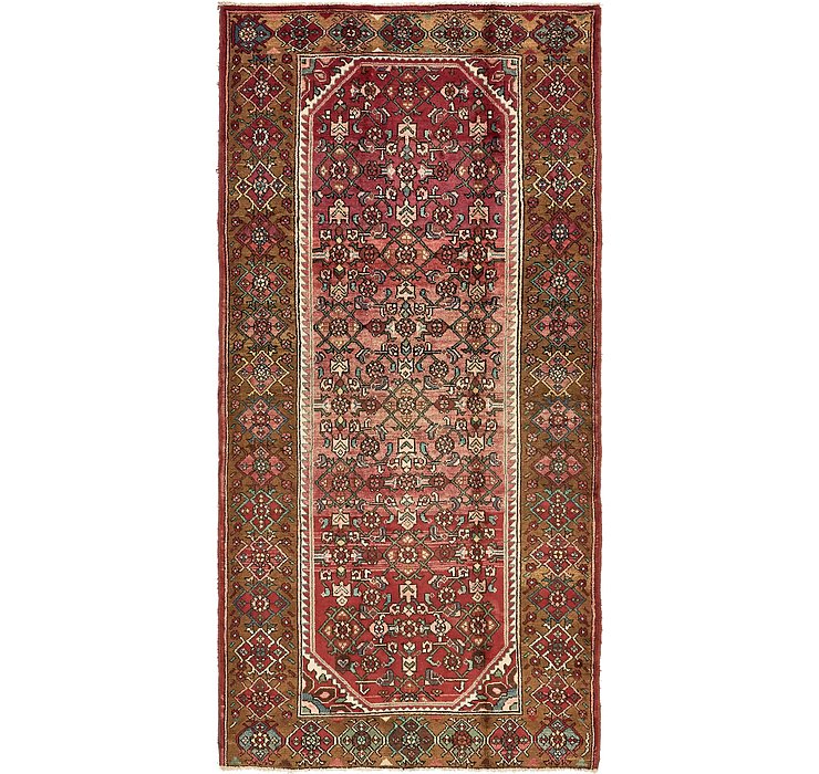 4' 10 x 9' 9 Hossainabad Persian Rug