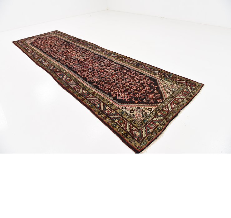 3' 10 x 13' Hossainabad Persian Run...