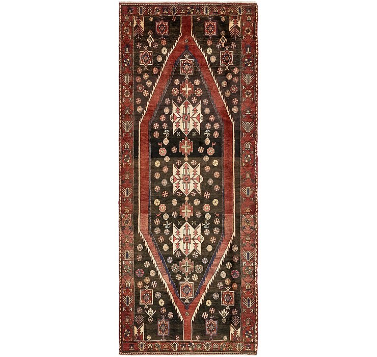 4' 6 x 11' 1 Mazlaghan Persian Runne...