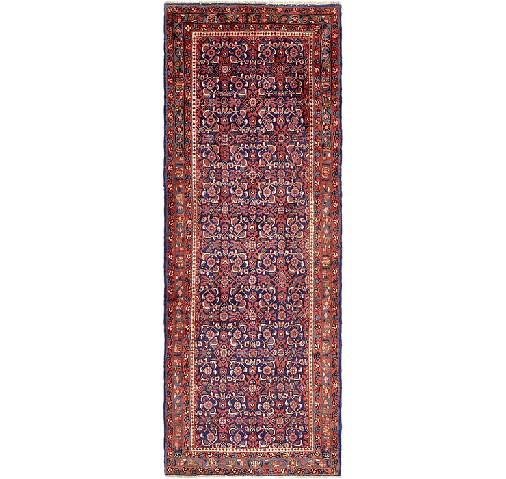 HandKnotted 3' 6 x 9' 7 Hossainabad Persian Run...