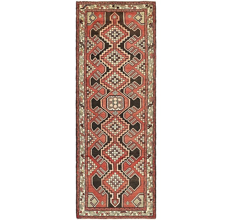3' 8 x 10' 3 Khamseh Persian Runner ...