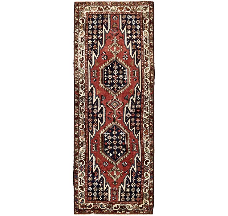 3' 8 x 9' 9 Mazlaghan Persian Runne...