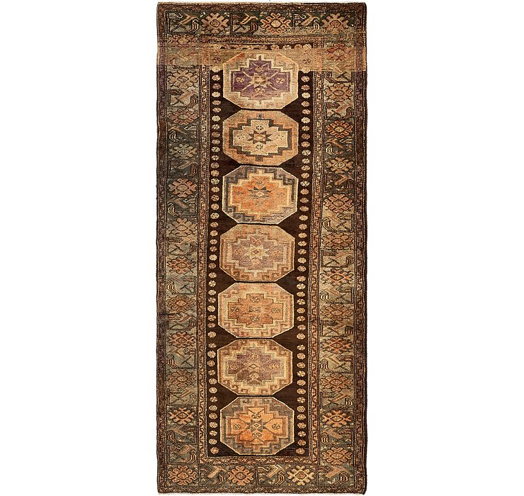 4' 1 x 9' 7 Zanjan Persian Runner Rug