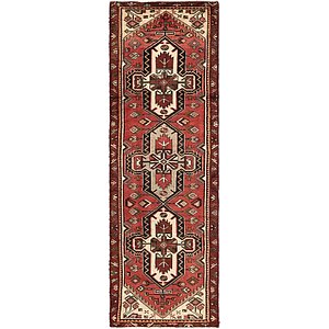 102cm x 310cm Saveh Persian Runner Rug
