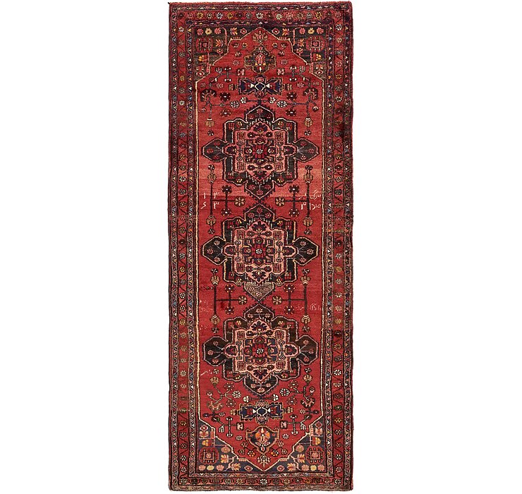 3' 8 x 9' 9 Hamedan Persian Runner ...