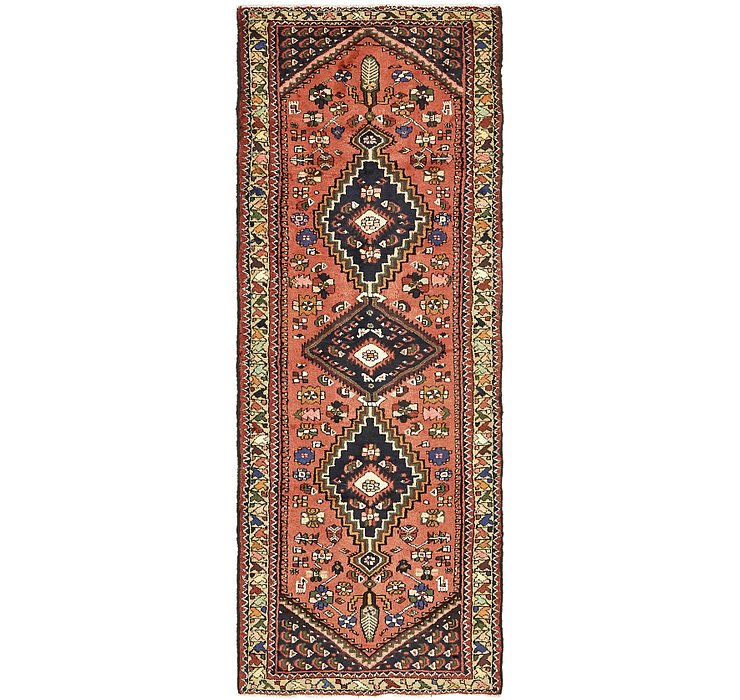 3' 5 x 9' 2 Khamseh Persian Runner ...