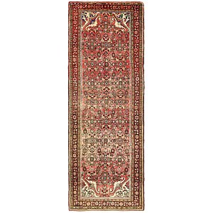 Unique Loom 3' 6 x 10' 3 Hossainabad Persian Run...