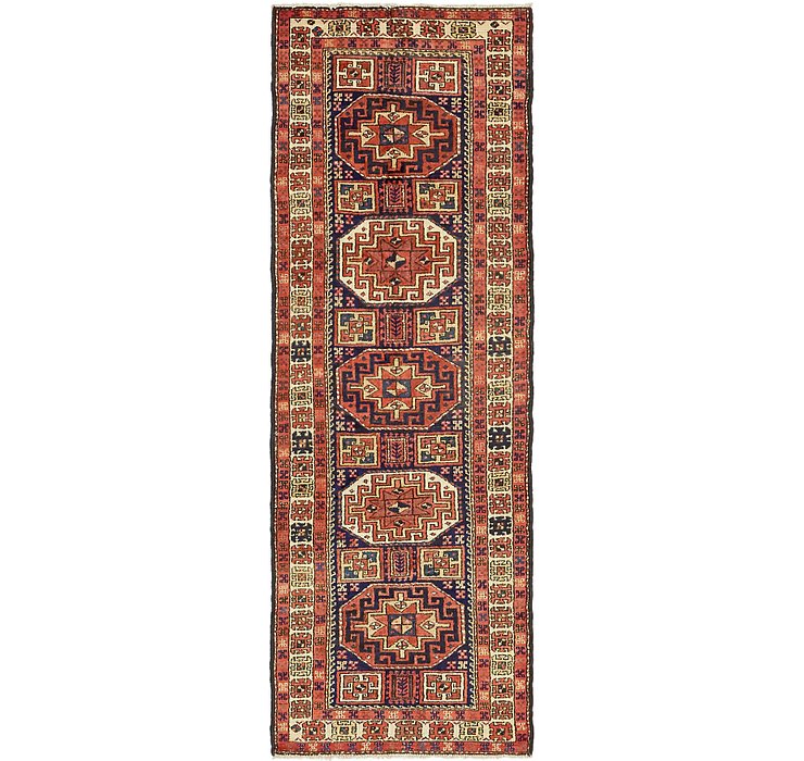 3' 3 x 9' 7 Gharajeh Persian Runner...