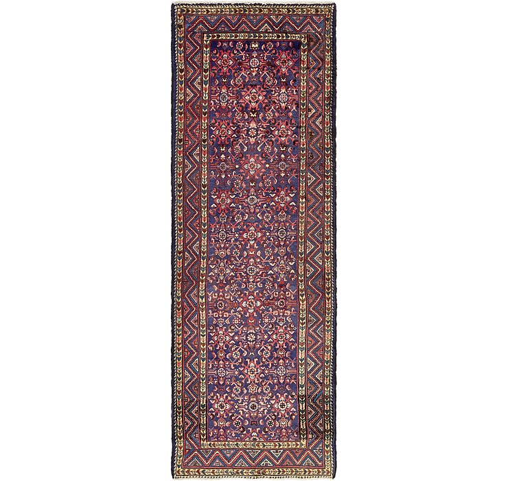 107cm x 318cm Hossainabad Persian Run...