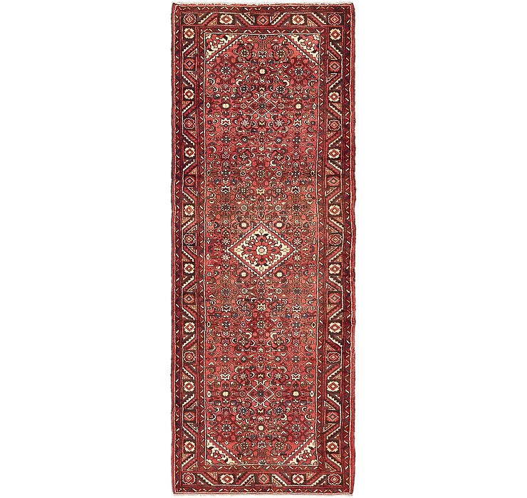 3' 5 x 9' 9 Hossainabad Persian Run...
