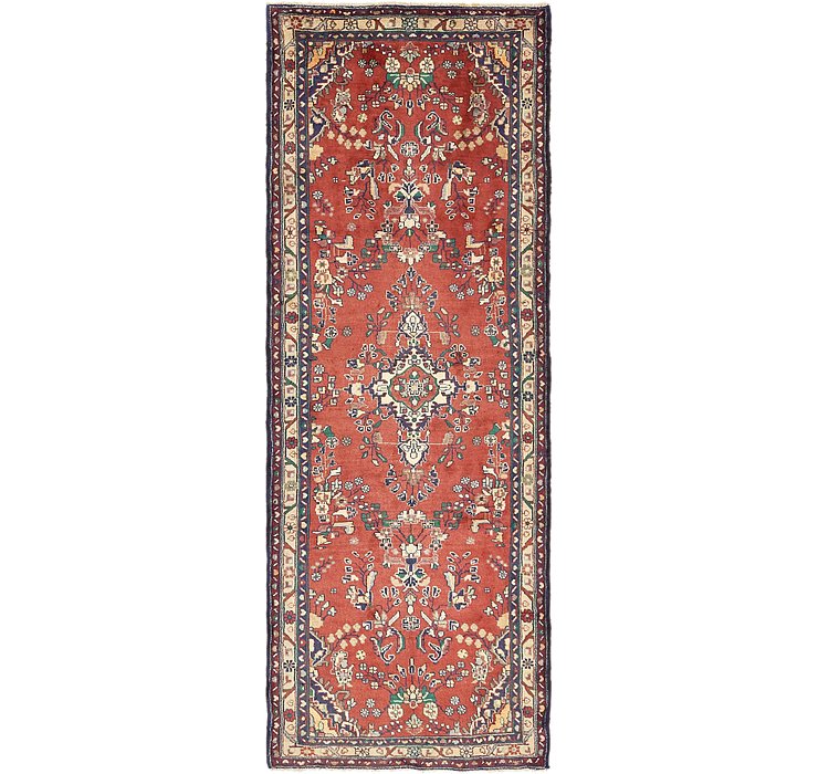 3' 9 x 10' 6 Khamseh Persian Runner ...