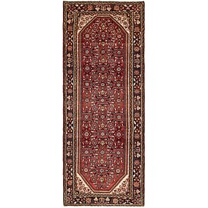 HandKnotted 3' 6 x 9' 4 Hossainabad Persian Run...