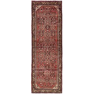 3' 8 x 11' Hossainabad Persian Run...