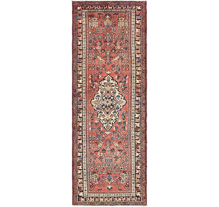 3' 5 x 9' 6 Khamseh Persian Runner ...