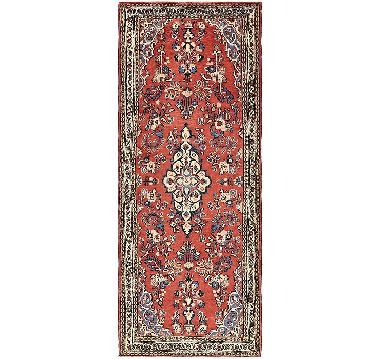 3' 8 x 9' 10 Khamseh Persian Runner ...