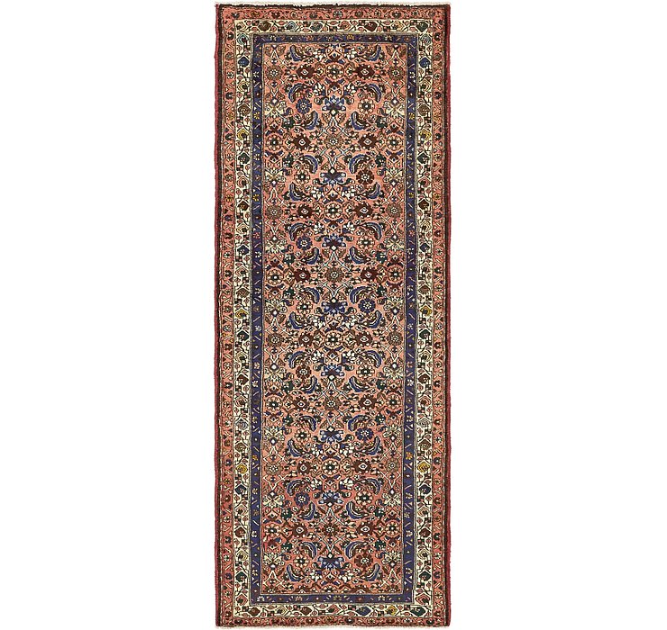 3' 5 x 9' 9 Hossainabad Persian Run...