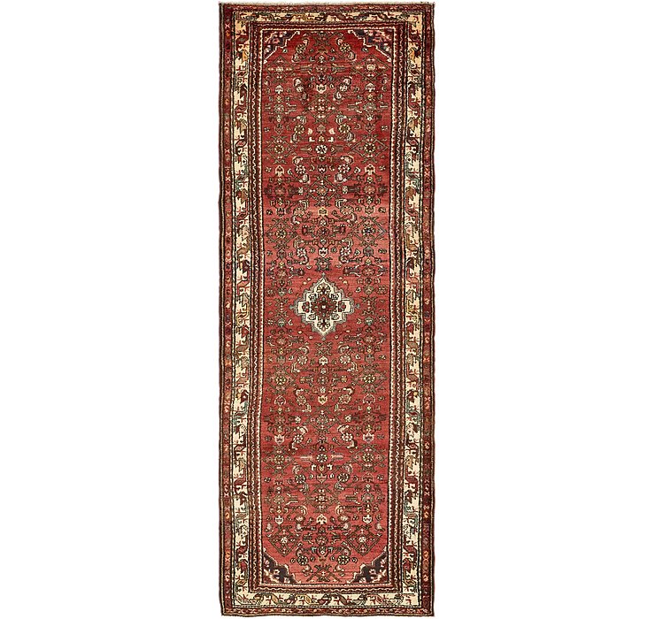 3' 6 x 10' 8 Hossainabad Persian Run...
