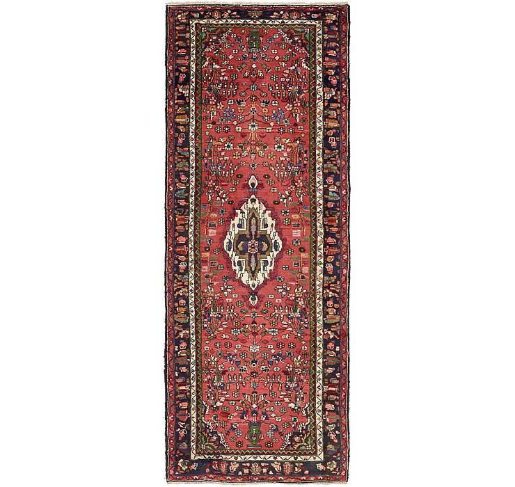 3' 7 x 9' 8 Khamseh Persian Runner ...