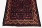 3' 7 x 10' Hossainabad Persian Runner Rug thumbnail