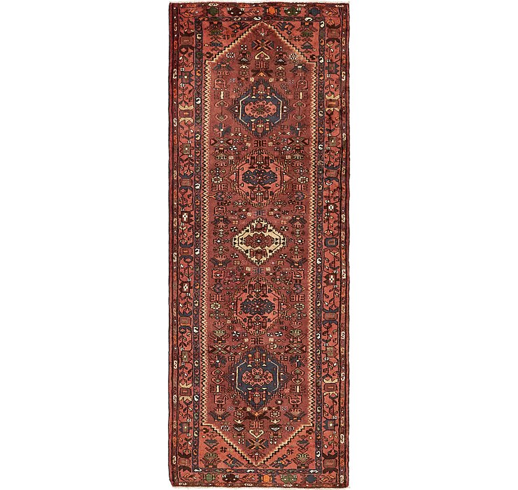 3' 6 x 9' 6 Khamseh Persian Runner ...