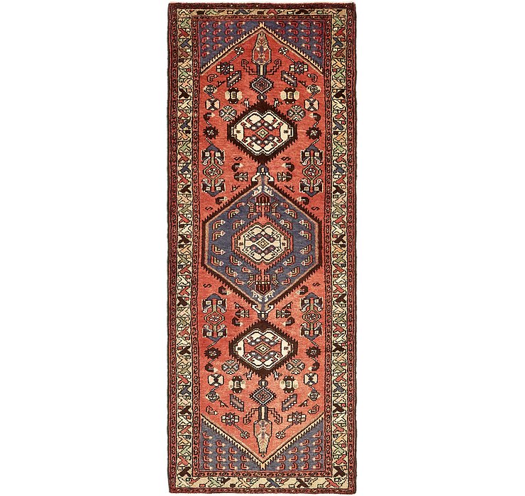 3' 4 x 9' 4 Khamseh Persian Runner ...