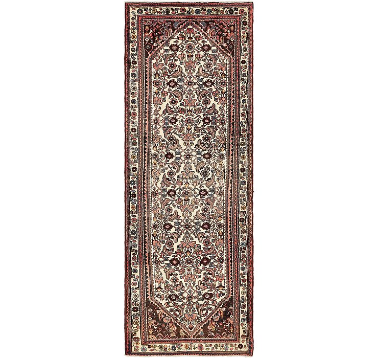 3' 5 x 9' 10 Hossainabad Persian Run...