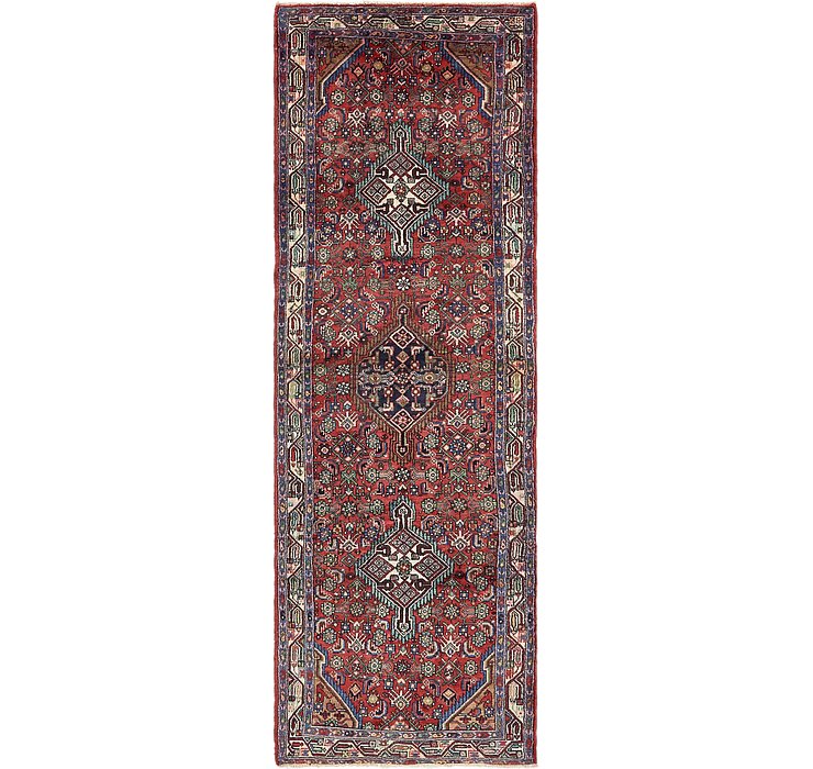 3' 6 x 10' 7 Hossainabad Persian Run...
