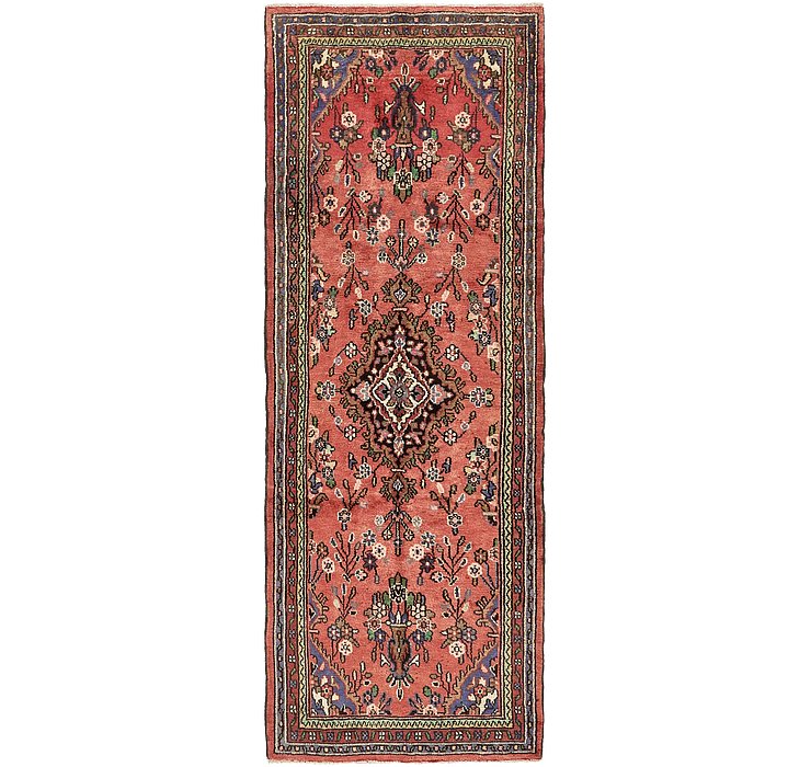 3' 5 x 9' 9 Hamedan Persian Runner ...