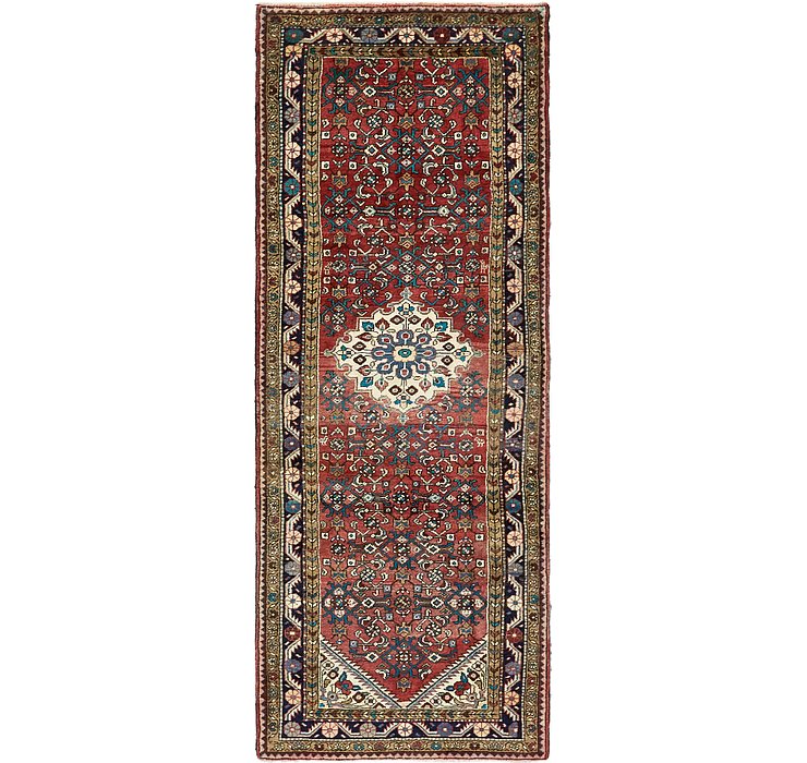 3' 6 x 9' 7 Hossainabad Persian Run...