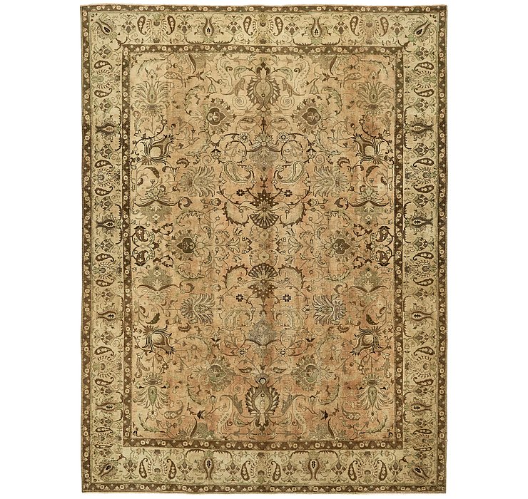 9' 8 x 12' 6 Tabriz Persian Rug