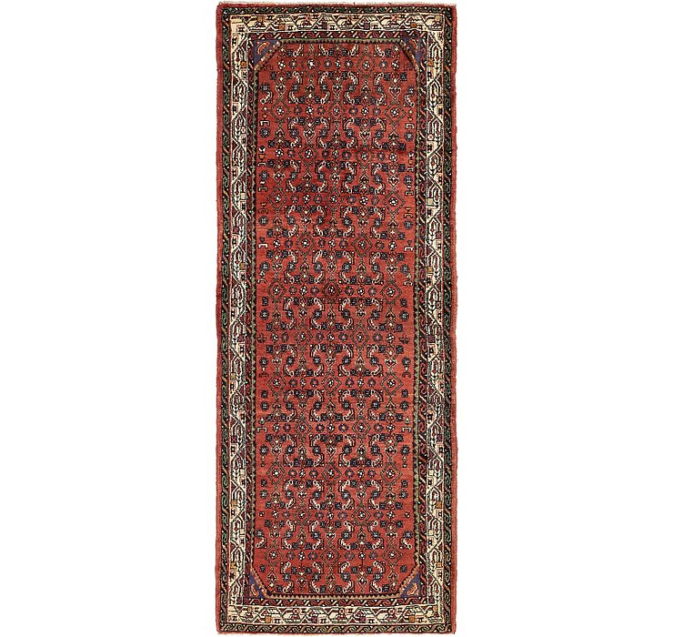 3' 6 x 9' 7 Hossainabad Persian Run...