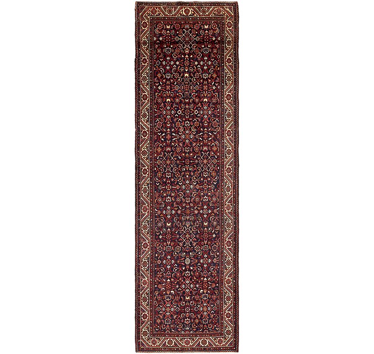 3' 8 x 13' Hossainabad Persian Run...