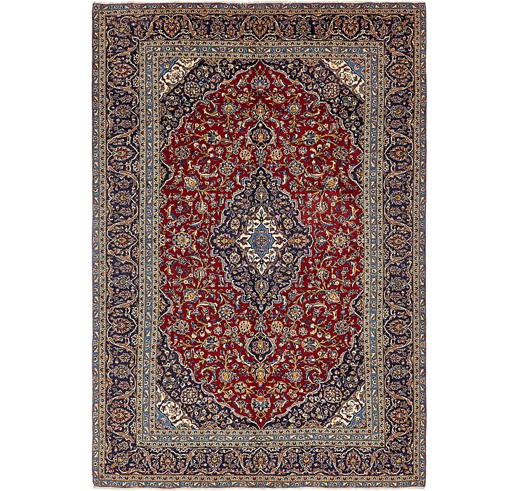9' x 13' 3 Kashan Persian Rug