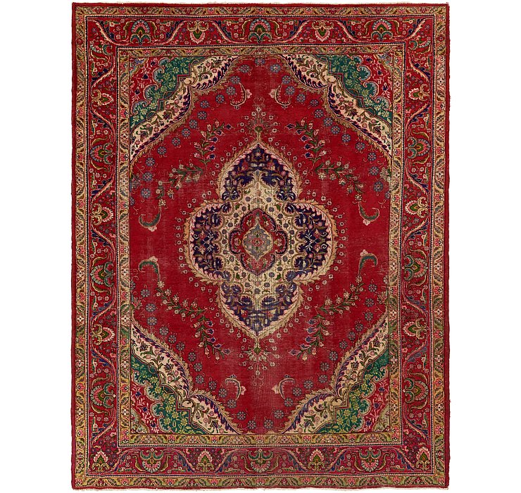 9' 8 x 12' 7 Tabriz Persian Rug