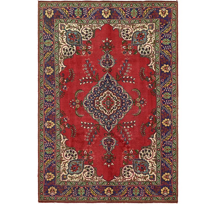 6' 6 x 9' 7 Tabriz Persian Rug