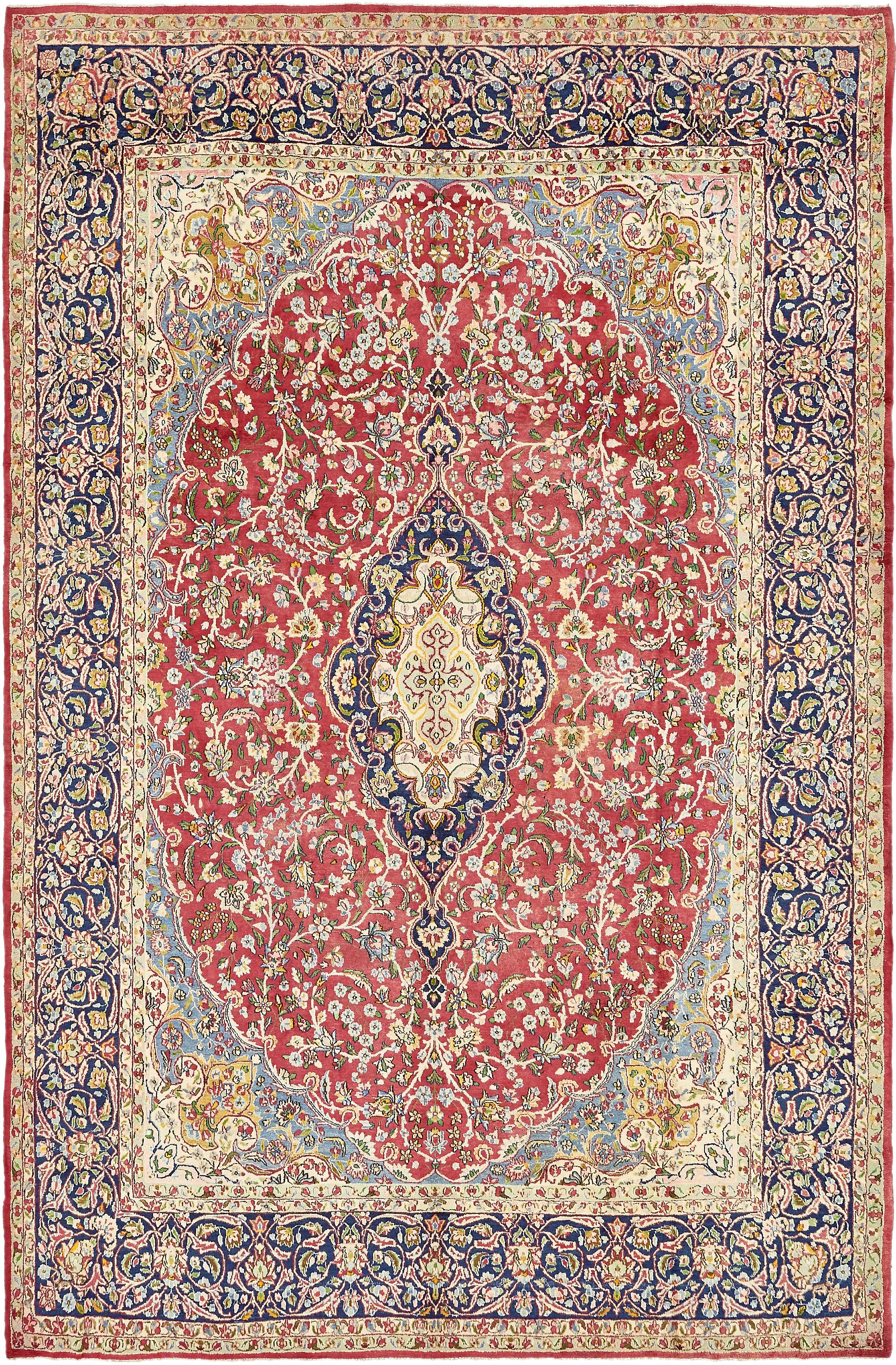Red 9' 7 x 14' 6 Kerman Persian Rug eSaleRugs