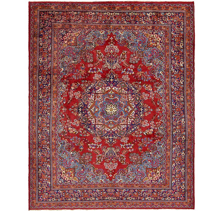 9' 9 x 12' 3 Mashad Persian Rug