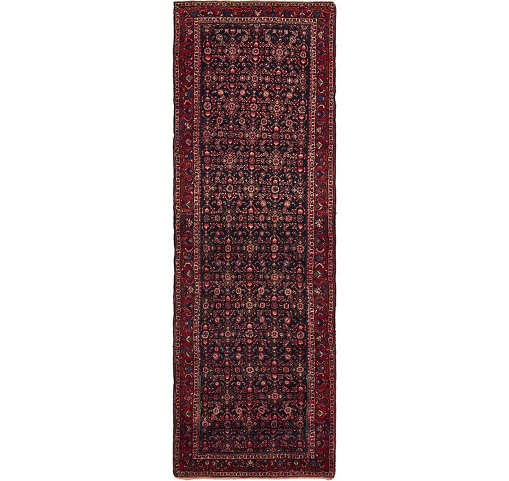 3' 8 x 11' 3 Khamseh Persian Runner ...