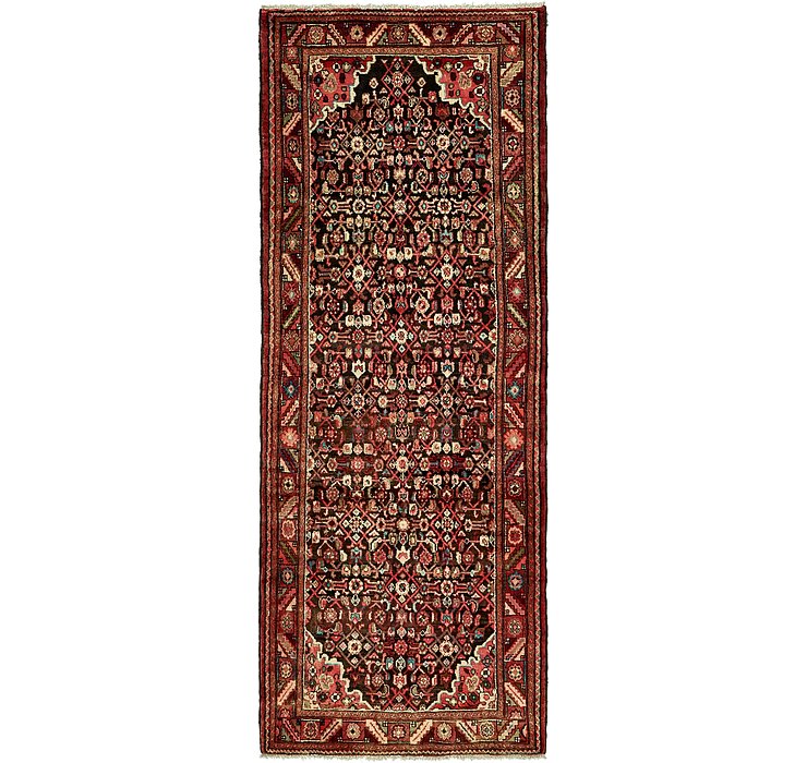 3' 9 x 10' Hossainabad Persian Run...