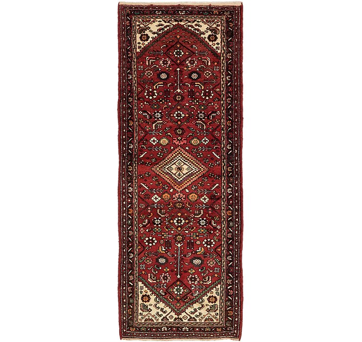 3' 7 x 9' 5 Hossainabad Persian Run...