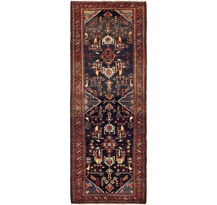 3' 6 x 9' 8 Khamseh Persian Runner ...